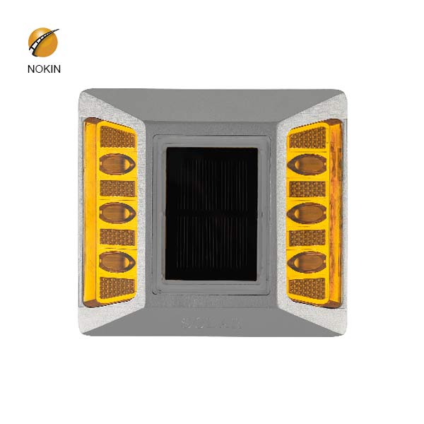 Aluminum Raised Solar Road Stud Road Marker Flash Type NK-RS-A6