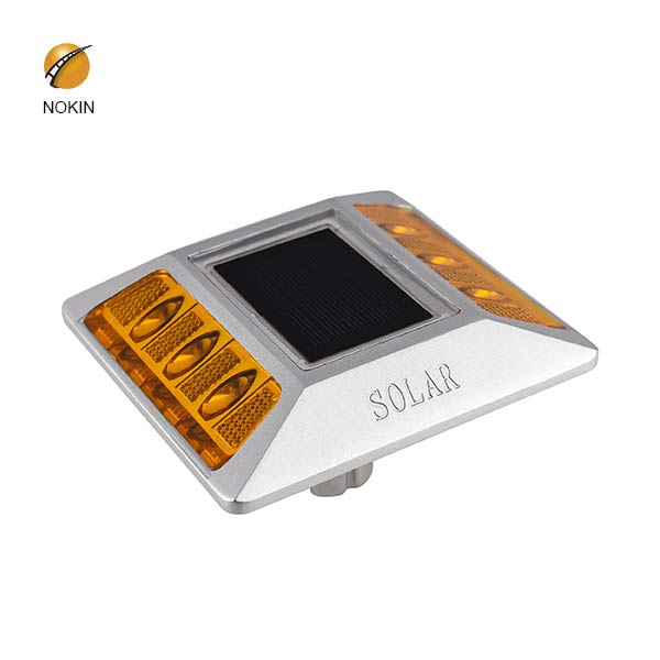 Aluminum Raised Solar Road Stud Road Marker Flash Type NK-RS-A6