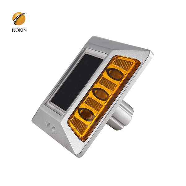 Aluminum Raised Solar Road Stud Road Marker Flash Type NK-RS-A6