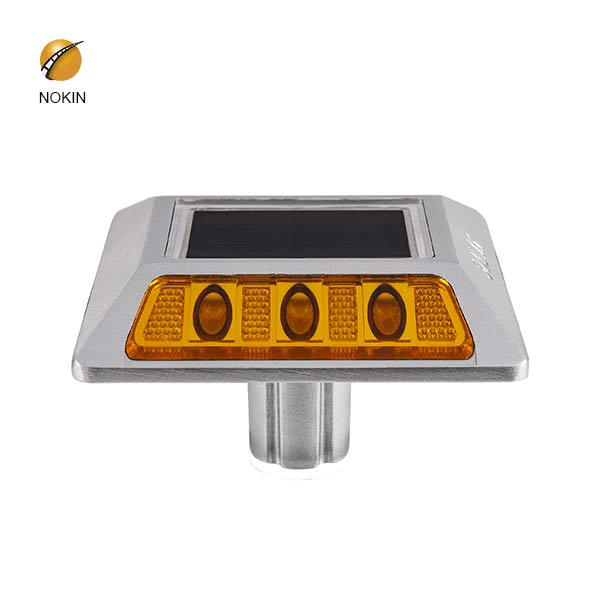 Aluminum Raised Solar Road Stud Road Marker Flash Type NK-RS-A6