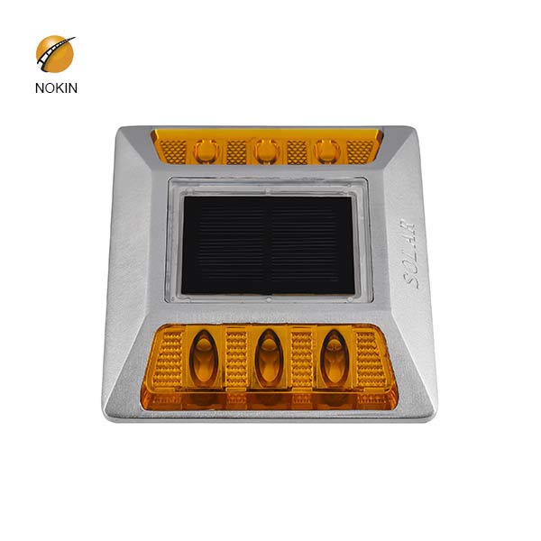 Aluminum Raised Solar Road Stud Road Marker Flash Type NK-RS-A6