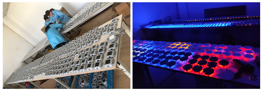 solar road stud in production-1