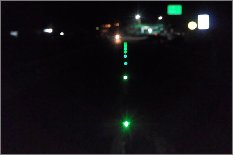 solar powered road studs